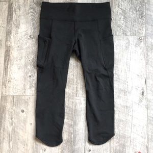 Athleta high rise pocket Capri tight Large